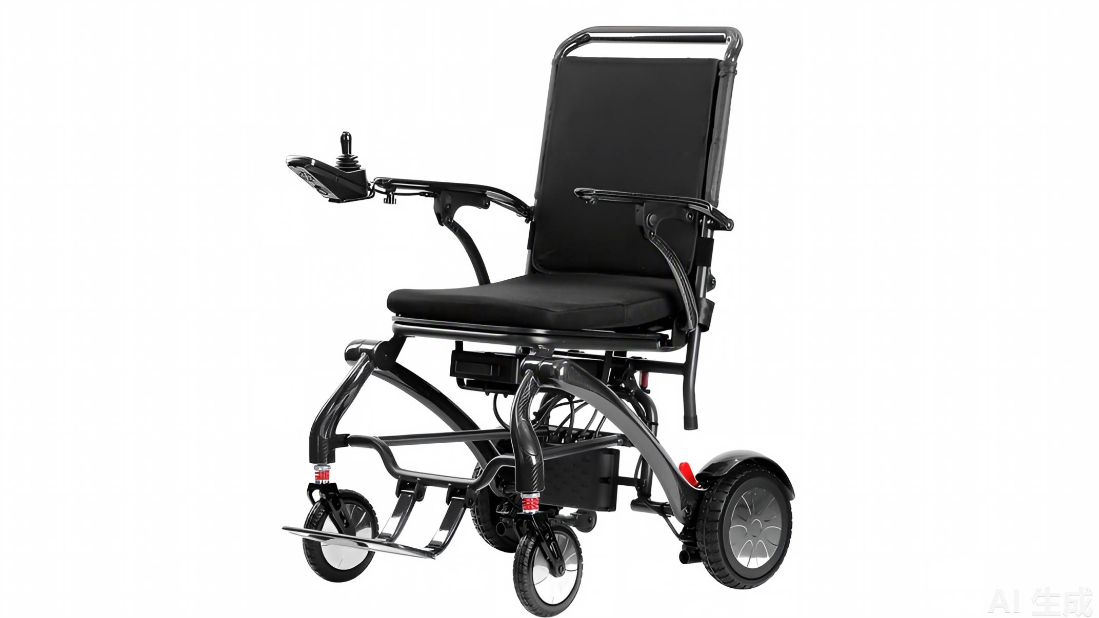 Baichen carbon fiber electric wheelchair prepared for a maintenance check